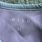 Wilo the label activewear athletic pink Barbie white sports bralette bra size xs Purple Photo 7