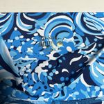 Lilly Pulitzer South Beach High Rise Bike Short Luxletic Blue Athletic Small Photo 1