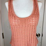 Aeropostale Aéropostale Peach Crochet Tank Boho Chic Coastal Granddaughter Festival Resort L Photo 0