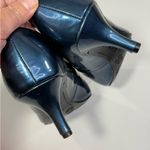 Mootsies Tootsies  Blue Patent Leather Look Pointed Toe Heels-8.5 Photo 4