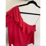 Aritzia Aritizia Allaire Ruffle One Shoulder Blouse Top Photo 4