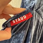 STAUD  blue velvet Parker jumpsuit Photo 6