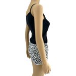 Juicy Couture (24) White Black Wild Cheetah Denim Micro Mini Shorts Cutoffs NWT Photo 3