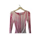 Princess Polly  Pink & White Tie-Dye Long Sleeve Shirt US 2 Photo 1