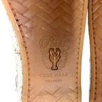 Cole Haan size 7 B 21292 grand os slip on flats sparkly taupe knit espadrille Photo 11