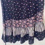 Vintage Floral Dress Asymmetrical Tiered Hem EUC Sz M Cottage Core Grannycore Size M Photo 1