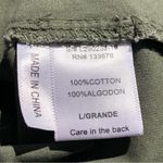 Love Tree olive green Utility zip jacket L Photo 9