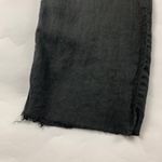 Lucky Brand Retro Black Linen Blend Knit Waist Cropped Lounge Pant L Photo 6