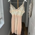 Next To Nothing LA Prairie Romance Floral Patchwork Babydoll Lingerie Slip S Pink Photo 5