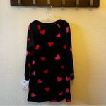 Kate Spade RARE NWT Medium Heart Confetti Sleepshirt Black Novel Photo 8