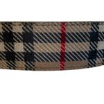 Absolutely Fresh plaid adjustable waist belt with silver buckle size M/L Tan Photo 4