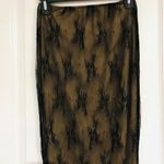 Commense Women's Tulle Lace Long Maxi Skirt High Waist Black Size Small NWOT Photo 3