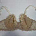  34DD Wacoal Embrace Lace Underwire Bra 65191 Beige Unlined Sheer Sexy Photo 8