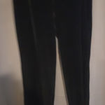 Gap Women's Black Faux Velvet Sweatpants, Size Medium, Soft Lounge Pants, Relax Photo 0