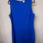 Royal Blue Shift Dress Size XL Photo 0
