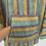 Authentic Mexican Baja hoodie with tiny specks of sparkle heavy beach vacation Purple Size M Photo 7