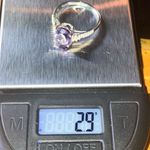 Lab Created Alexandrite Sterling Silver Ring Size 9 Photo 10