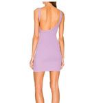 Michael Costello NWT  X Revolve Amari Ribbed dress light purple medium Photo 1