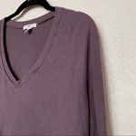 BP . V-Neck Pullover Brushed Sweater Purple Size XS Photo 4
