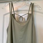 Alya - Adorable Hunter Green Double Strap Dress With Tie In The Back π Photo 2