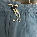 Adidas  Joggers Womens S High Waisted Fleece Blue Cinch Sweatpants Gym Lounge Photo 1