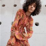 ALC Frank A.L.C. Valentina Gathered Floral-Print Silk-Crepon Maxi Dress 6 Photo 2