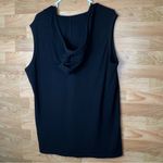 H2H Size 2XL Sleeveless Hooded Black Ribbed Top New With Tags Photo 1