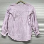 J.Crew NWT Lavender Pastel Speckled Open V-neck Donegal Flannel Shirt Size XS Photo 4