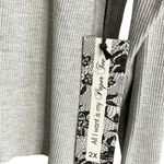 Paper + Tee Paper Tee Light Gray Ribbed Top Photo 4