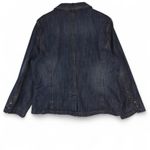 Vtg Riders Copper Collection Blazer Jacket Womens XL Embroidered Denim Jean Blue Photo 1