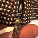 Giorgio Armani Double Breasted Borgo 21 Wool Tweed Blazer Women's 10 Gray Pink Photo 4