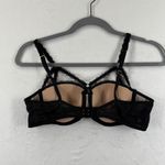 Adore Me  36B Black Lace Strappy Push Up Bra Lingerie Photo 1