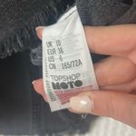 Topshop  Moto Black Denim Skirt Size 6 Photo 3