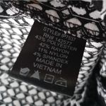 Iris  black and white pants size medium Photo 3