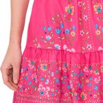 CeCe Floral Tiered Pink Skirt Photo 1