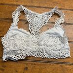 Aerie  medium white knit bralette super cute layers layering Photo 2