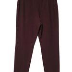 Thalian Jena Slim Fit Ponte Pants Business Casual Office Closet Staple Chic Sz S Brown Photo 1