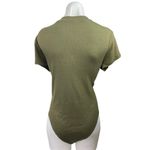 A New Day Women's Green Crew Neck Short Sleeve One Piece Bodysuit Top Size XL Photo 1