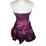 Tee for the soul Vintage Purple Taffeta Bubble Dress Strapless Sweetheart Bustier Size 7 Photo 1