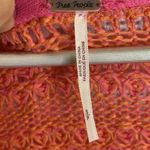 Free People  Hot Tropics Crochet V Neck BOHO Sweater Paloma Combo New W-343 Sz S Photo 5