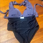 Old Navy Grey and Black Bikini NWOT Photo 0