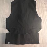Lululemon Black Sleeveless Zip-Up Women's Top Open Back Photo 3