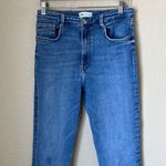 ZARA High Rise Slim Straight Jeans Photo 2