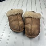 UGG  Disquette Chestnut Suede Shearling Unisex Men’s Women’s Slippers Size 8.5 Photo 2