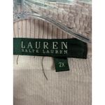Lauren Ralph Lauren Sweater Womens 2X Pink Full Zip Collared RL Logo Pullover Size XXL Photo 1