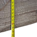 Catherines  Womens Open Knit Duster Cardigan Size 3X Oversized Boho Neutral Photo 5