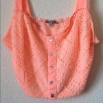Charlotte Russe FINAL MARKDOWN  peach crop top (XL) Photo 1