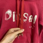 Diesel Vintage  Hot Pink Logo Hoodie size Small Photo 3