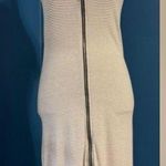Guess Women’s Striped Midi Full Zip Front Tank BodyconDress Size M Photo 1