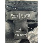 White House | Black Market Black House White Market Strapless Faille Ruffled Hem Black Dress size 6 NWT Photo 5